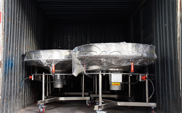 陶瓷泥漿振動(dòng)篩發(fā)貨