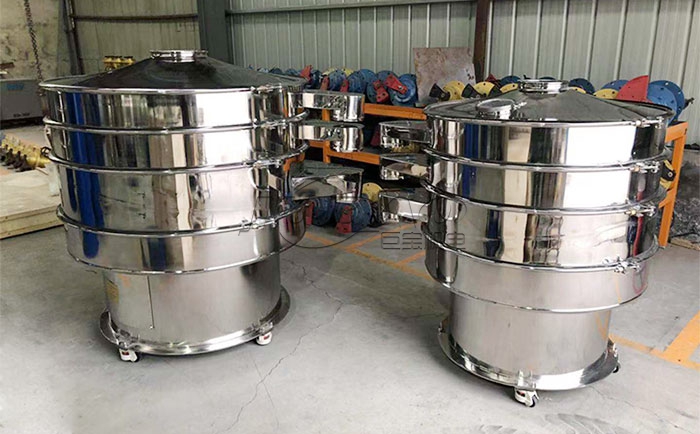 巨寶機(jī)電三元旋振篩淀粉試機(jī)視頻 三元旋振篩