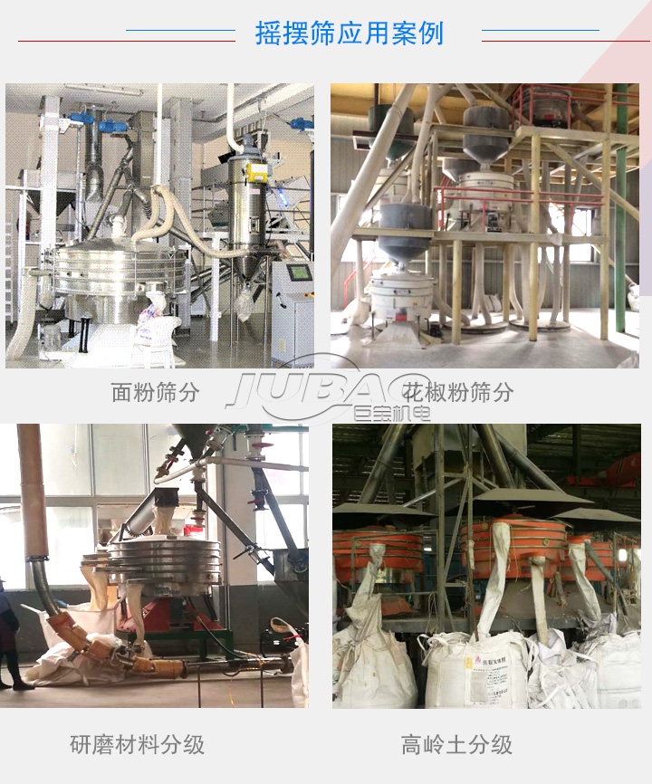 藥廠圓形搖擺篩客戶現(xiàn)場工作視頻 圓形搖擺篩特點