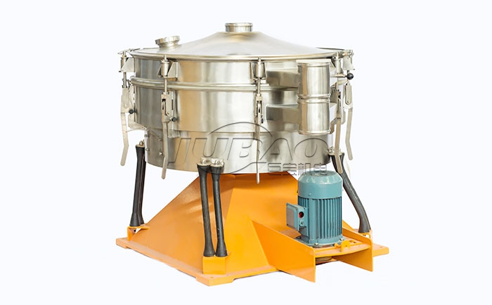 圓形搖擺篩分機客戶篩分工作現(xiàn)場 搖擺篩分機