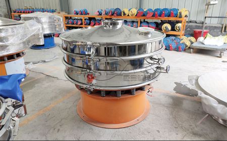 圓形振動篩在碳酸脂顆粒篩分中的應(yīng)用