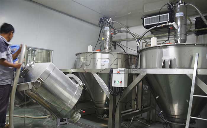 真空上料機客戶現(xiàn)場