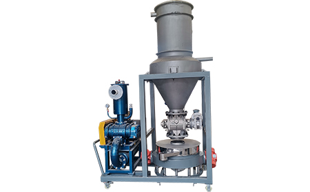 7.5KW羅茨風(fēng)機真空上料機試陶瓷顆粒 25公斤20秒