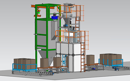 石墨坩堝填充機(jī)